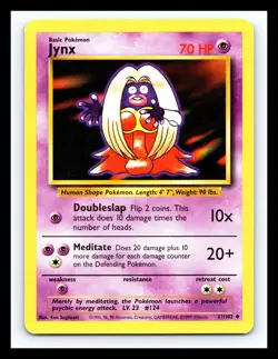 💥 Jynx | Pokemon TCG 1999 | (Base Set) Non Holo Vintage # 31/102 - Image 1