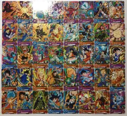 Lot of 40 Japanese Dragon Ball Super Dragonball Heroes TCG Rare Card Set - Image 1