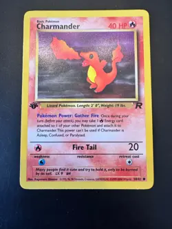 Pokemon - Charmander Team Rocket - 1st Edition - Image 2