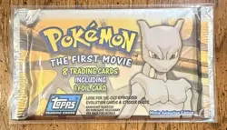 Pokemon The First Movie Topps Booster Pack 1998 Factory Sealed New - Image 1
