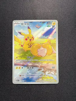 2025 Pokemon TCG S-Chinese Pikachu Psyduck #151C 171/151 AR Holo Exclusive OL53 - Image 1