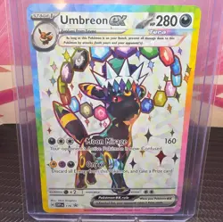 Pokemon TCG Umbreon ex 176 SV Black Star Promos - NM - Image 1