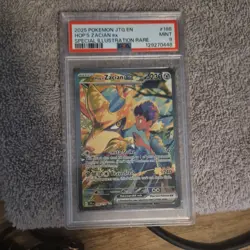 Pokemon Hop's Zacian ex 186/159 Special Illustration Rare PSA 9 Holo - Image 1