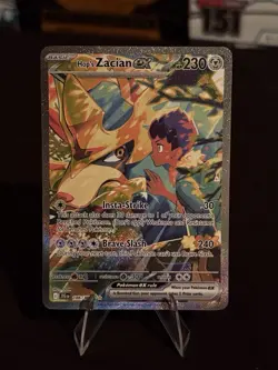 Pokemon TCG Hop's Zacian EX 186/159 Journey Together SIR Holo Basic 230 HP - Image 1