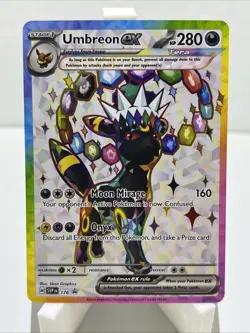 Pokemon Umbreon ex SVP 176 Premium Figure Collection Black Star Promo - Image 1