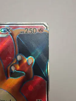 Damaged Pokemon TCG Charizard-GX Black Star Promo SM60 - Image 4