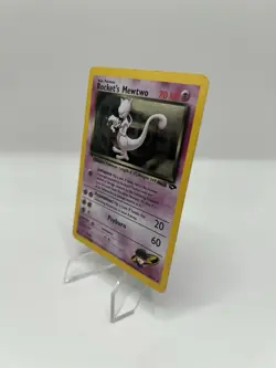 Pokemon TCG Rocket's Mewtwo 14/132 Gym Challenge Holo - MP - Image 4