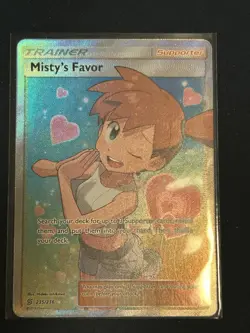Pokemon TCG Misty's Favor 235/236 Ultra Rare Full Art NM Sm-Unified Minds - Image 2