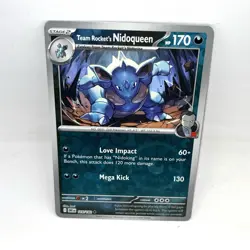 Team Rocket's Nidoqueen 116/182 Sv10: Destined Rivals Reverse Holo Pokemon TCG - Image 1