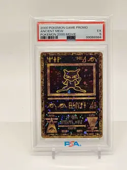 Pokemon Ancient Mew Promo Holo Pokemon 2000 Movie 2000 PSA EX 5 - Image 1