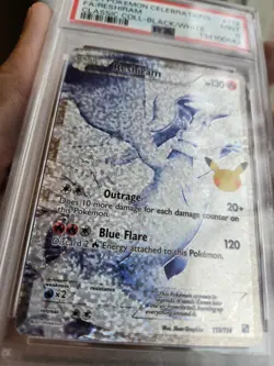 PSA 9 POKEMON SWSH CELEBRATIONS CLASSIC COLLECTION #113/114 RESHIRAM HOLO 2021 - Image 3