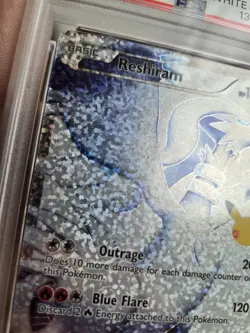 PSA 9 POKEMON SWSH CELEBRATIONS CLASSIC COLLECTION #113/114 RESHIRAM HOLO 2021 - Image 4