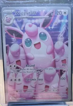 Pokemon Wigglytuff TCG Stage 1 Holo 120 HP 105/094 Illustration Rare Round Seis… - Image 1