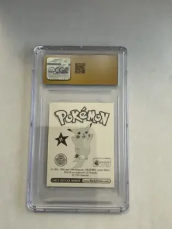 1998 Pokemon Merlin, PIKACHU, Special Glitter, CGC Pristine 10 - Image 2