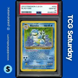 2023 POKEMON CLASSIC COLL. BLAST. & SUICUNE EX DK #003/034 BLASTOISE HOLO PSA 10 - Image 1
