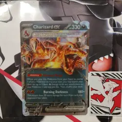 Pokemon TCG-Jumbo Lenticular Charizard ex 054/091 Box Exclusive Promo - Image 1