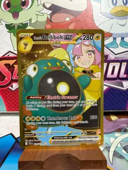 Iono's Bellibolt ex 188/159 Gold - Journey Together - Pokemon TCG - SHIPS FAST - Image 1