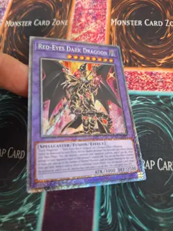 Yugioh Red-Eyes Dark Dragoon RA02-EN021 Platinum Secret Rare 1st Edition NM - Image 2