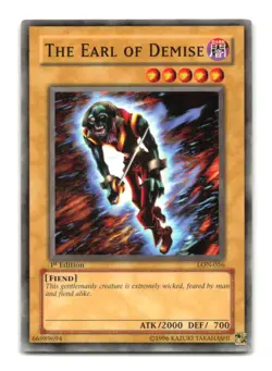 The Earl of Demise - LON-056 1st Edition - YuGiOh-LP - Image 1