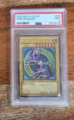 PSA 9 Dark Magician SDY-006 Ultra Rare Vintage Yugioh Starter Deck: Yugi 2002 - Image 1