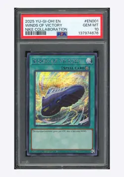 Yu-Gi-Oh! PSA 10 Winds of Victory Promo 2025 NCK1-EN001 Nike Collaboration ENG - Image 1