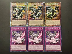 Red-Eyes Black Fullmetal Dragon | Starlight Rare + 3x Max Metalmorph | YuGiOh! - Image 1