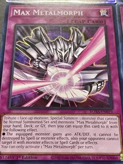 Red-Eyes Black Fullmetal Dragon | Starlight Rare + 3x Max Metalmorph | YuGiOh! - Image 2