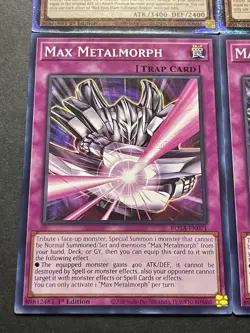 Red-Eyes Black Fullmetal Dragon | Starlight Rare + 3x Max Metalmorph | YuGiOh! - Image 3