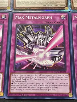 Red-Eyes Black Fullmetal Dragon | Starlight Rare + 3x Max Metalmorph | YuGiOh! - Image 5