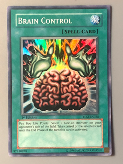 yugioh Brain Control TLM-EN038 1st Ed Super North American Near Mint - Image 2