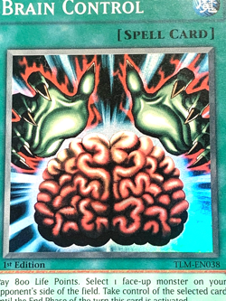 yugioh Brain Control TLM-EN038 1st Ed Super North American Near Mint - Image 3