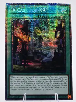 A Case For K9 JUSH-EN040 (Starlight Rare) 1st Ed - NM - YU-GI-OH! - Image 1