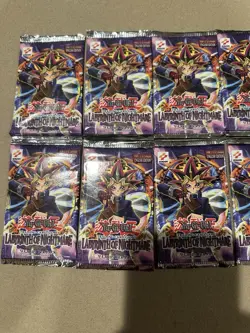 Yu-Gi-Oh Labyrinth of Nightmare Lot Of 10 Sealed Booster Packs Vintage TCG Light - Image 2