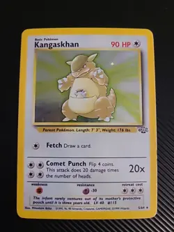 Kangaskhan - 5/64 - Pokemon Jungle Unlimited Holo Rare Card 1999 WOTC LP/MP - Image 1
