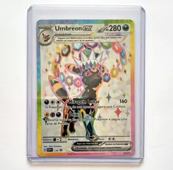 Pokemon TCG Umbreon ex 176 Promo Set Prismatic Evolutions Portuguese SAR Card - Image 4