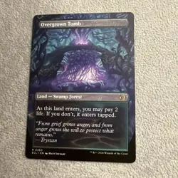 Overgrown Tomb Mtg Full Art Lorwyn Eclipse NM - Image 1