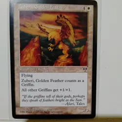MTG -- MIRAGE --- ZUBERI, GOLDEN FEATHER --- NM - Image 1