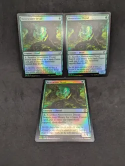 Neverwinter Dryad X3 LP FOIL MTG Adventures in the Forgotten Realms - Image 1