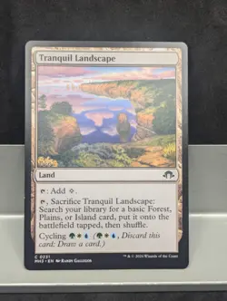 Tranquil Landscape X1LP Modern Horizons 3 MTG Magic the Gathering - Image 1