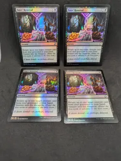 Fate's Reversal X4 LP FOIL MTG Adventures in the Forgotten Realms - Image 1