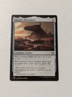 MTG Bontu's Monument - Commander: Dominaria United NM - Image 1