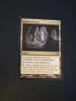 Avacyn Restored Cavern of Souls Land Rare Card Magic The Gathering LP - Image 1