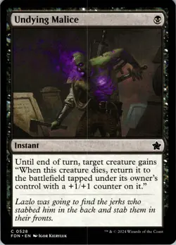 Undying Malice Foundations 528 NM MTG Magic the Gathering - Image 1