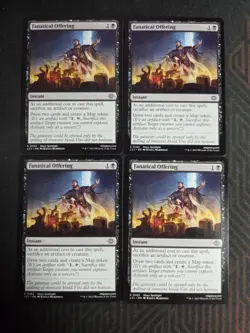 x4 Fanatical Offering LCI MTG 105 COMMON M/NM 4x - Image 1