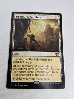 Wizards Emeria the Sky Ruin Commander 2014 Land Rare White 293 Regular MTG - Image 1