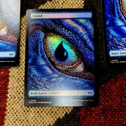 Island (Dragon Eye Full Art) Magic: Tarkir: storm TDM #0288 2 Regular and foil - Image 4