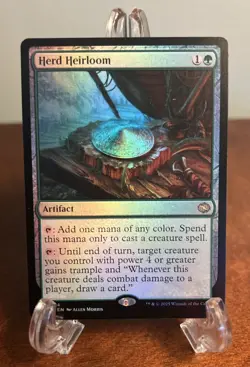 MTG Herd Heirloom - Tarkir: Dragonstorm #0144 Foil Mint Magic The Gathering - Image 1