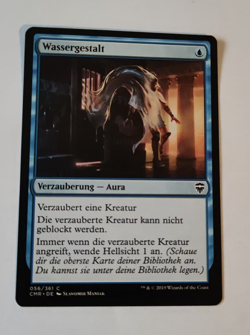 MtG Wassergestalt (CMR-056) Common German MINT - Image 1