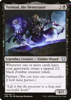 Tormod, the Desecrator [CMR - 155] - NM [Foil] TCG MTG - Image 1