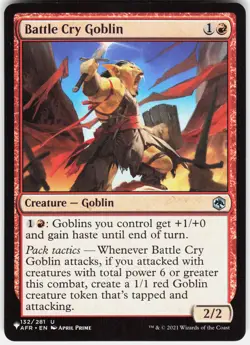 Battle Cry Goblin U The List Reprints 132/281 LP - Image 1